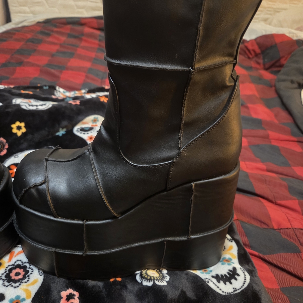 Demonia Black Platform Boots